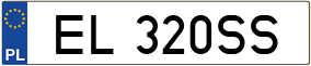 Truck License Plate